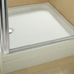 step in high level shower tray