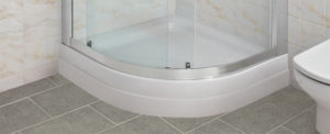 step in high level shower tray